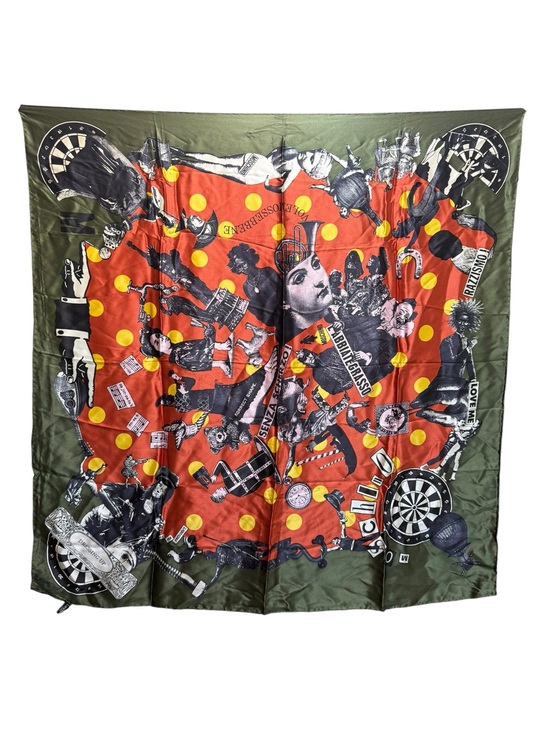 Moschino Accessories - Moschino Larioseta Como Silk Scarf Vintage